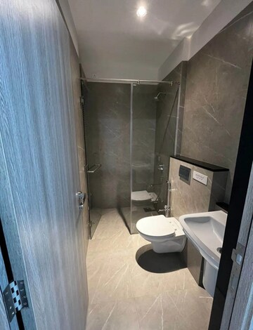 Bathroom in 2 BHK Apartment at Piramal Vaikunth, Balkum Pada – for Rent
