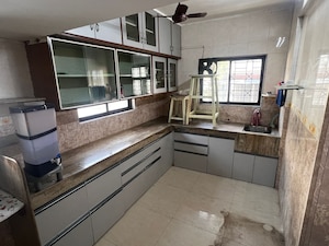 Kitchen in 3 BHK Apartment at Sayara Apartment, Aundh – for Rent