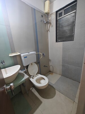 Bathroom in 2 BHK Apartment at Neelsidhi Atlantis, Nerul – for Rent