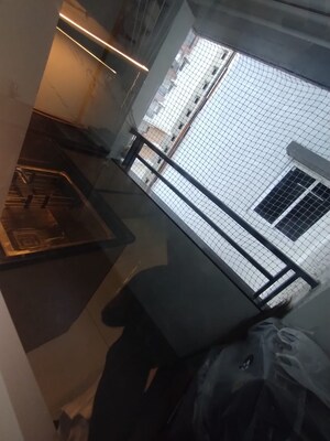 Staircase in 3 BHK Apartment at Aparna Sarovar Zicon, Nallagandla – for Rent