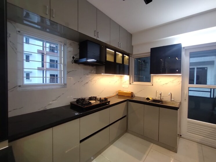 Kitchen, aparna-sarovar-zicon 3 Bedroom 1740 Sq.Ft. Apartment In Nallagandla Hyderabad 9589625