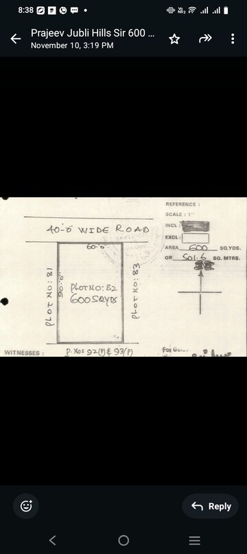  Plot For Sale in Kondapur