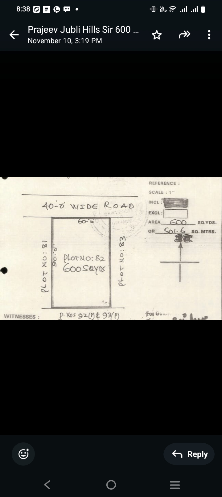 Plot For Sale in Kondapur