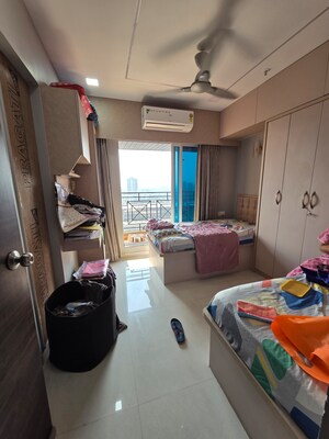 Master Bedroom in 2 BHK Apartment at Cosmos Habitat, Majiwada – for Sale