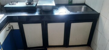 Kitchen in 1 BHK Apartment at Marigold Chs, Malad West – for Rent