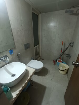 Bathroom in 2 BHK Apartment at Dosti West County, Balkum Pada – for Rent