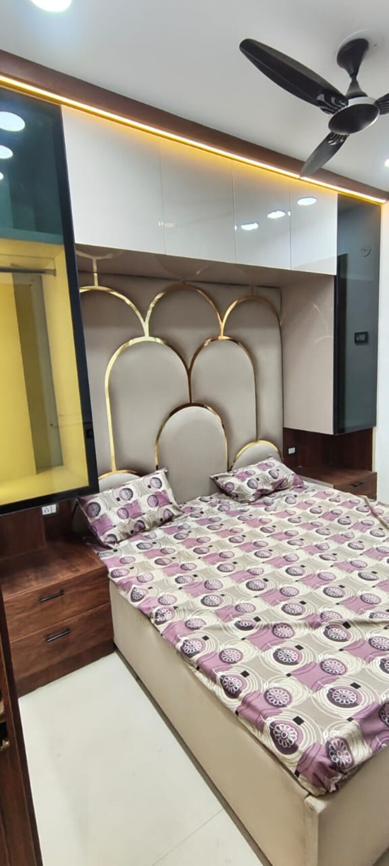 Bedroom, uttam nagar 2 Bedroom 50 Sq.Yd. Builder Floor In Uttam Nagar Delhi 9589804