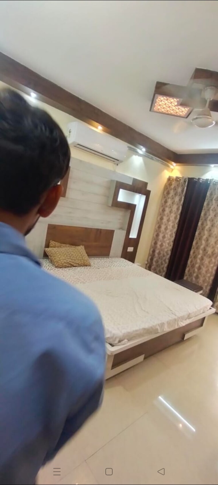 Bedroom, gomti nagar 3 Bedroom 2000 Sq.Ft. Apartment In Gomti Nagar Lucknow 9589863