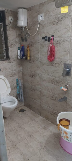 Bathroom in 2 BHK Apartment at SKD Pinnacolo, Mira Road – for Rent