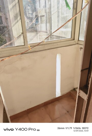 Balcony in 1 RK Apartment at Dwarka – for Rent