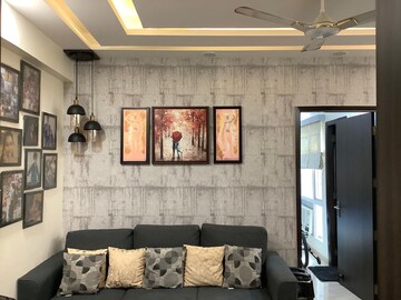 Living Room in 2 BHK Apartment at Gaur Atulyam, Omicron I Greater Noida – for Rent