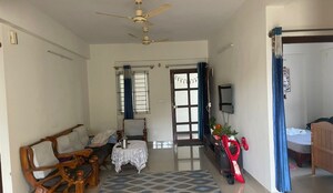 Living Room in 3 BHK Apartment at Ds Max Spring Nest, Hennur – for Rent