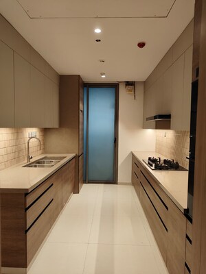 Kitchen in 4 BHK Apartment at Rustomjee Crown, Prabhadevi – for Sale