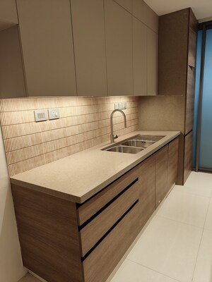 Kitchen in 4 BHK Apartment at Rustomjee Crown, Prabhadevi – for Sale