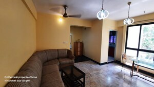 Living Room in 1 BHK Apartment at Vasant Leela Apartment, Ghodbunder Road – for Rent