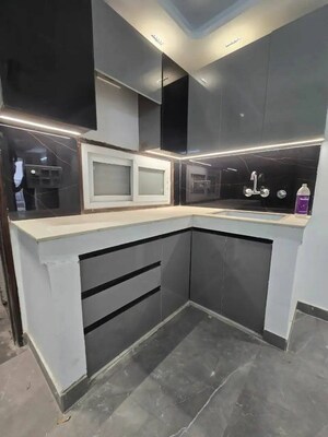 Kitchen in 2 BHK Builder Floor at Saket – for Rent