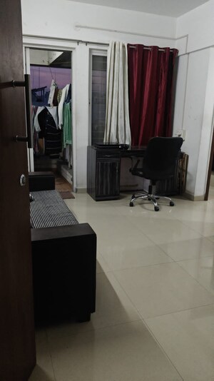 Living Room in 1 BHK Builder Floor at Millennium Manor, Chikhali – for Sale