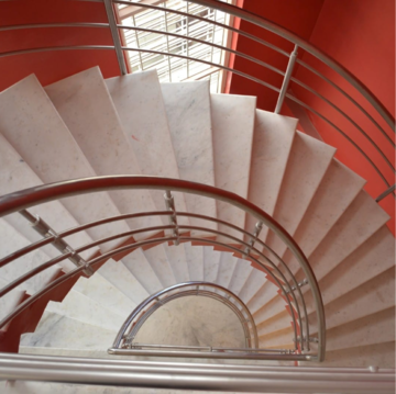 Staircase in 4 BHK Villa at Vishesh Khand, Vipul Khand – for Sale