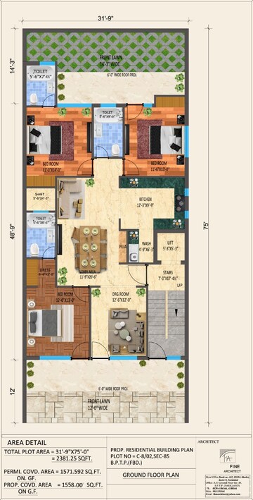 Floor Plan in  Plot at Sector 78 – for Sale
