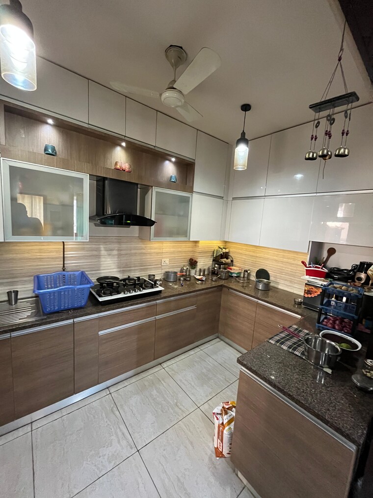 Kitchen, aba-cleo-county 3 Bedroom 1620 Sq.Ft. Apartment In Sector 121 Noida 9590268
