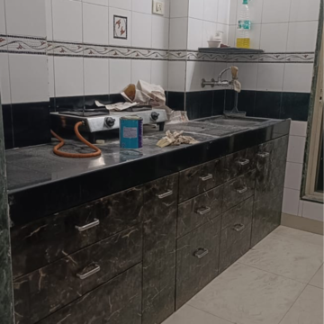 Kitchen in 1 BHK Apartment at Raj Akshay, Miragaon – for Rent