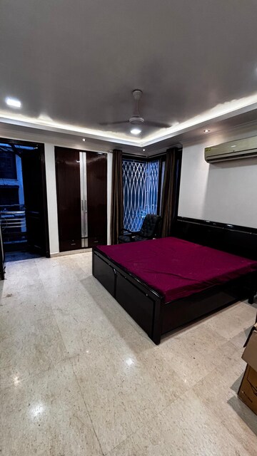 Bedroom in 3 BHK Builder Floor at Fort View Apartments, Kalkaji – for Rent