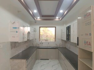 Kitchen in 3 BHK Builder Floor at Green Fields Colony – for Rent