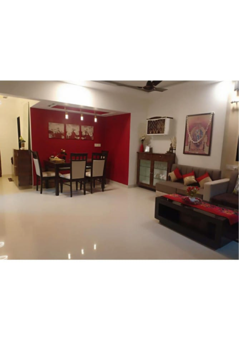 Living Room, cbd belapur sector 15 3 Bedroom 1200 Sq.Ft. Apartment In Cbd Belapur Sector 15 Navi Mumbai 9590525