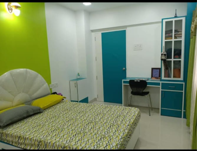 Bedroom, cbd belapur sector 15 3 Bedroom 1200 Sq.Ft. Apartment In Cbd Belapur Sector 15 Navi Mumbai 9590525