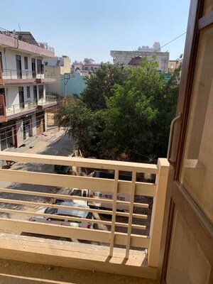 Balcony in 2 BHK Builder Floor at Balaji Apartments Palam Vihar, Palam Vihar Extension – for Rent