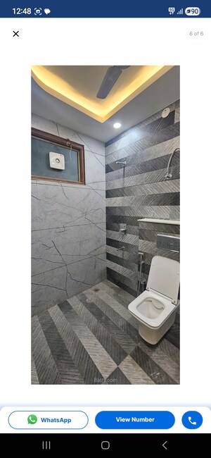 Bathroom in 4 BHK Builder Floor at The Sangam CHS, Sector 21d – for Rent