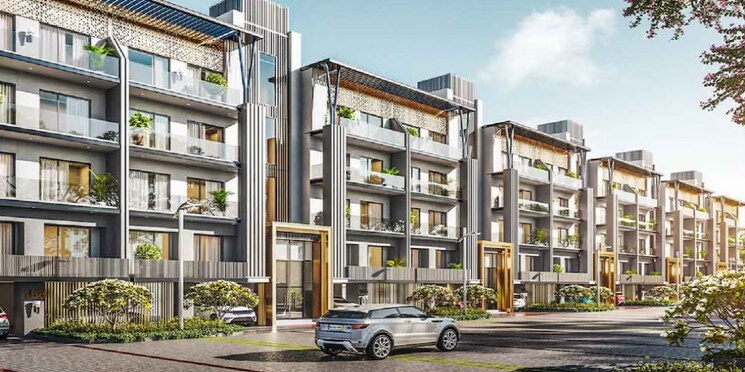Exterior View, smart-world-orchard 3 Bedroom 1600 Sq.Ft. Builder Floor In Sector 61 Gurgaon 9580686