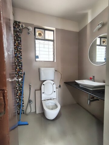 Bathroom in 2 BHK Apartment at Goel Ganga Constella, Kharadi – for Rent