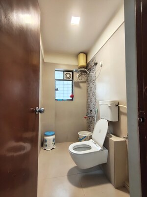 Bathroom in 2 BHK Apartment at Goel Ganga Constella, Kharadi – for Rent