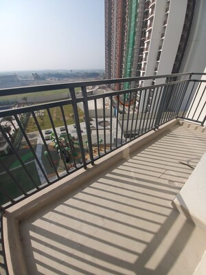 Balcony in 3 BHK Apartment at Eldeco Live By The Greens, Sector 150 – for Rent