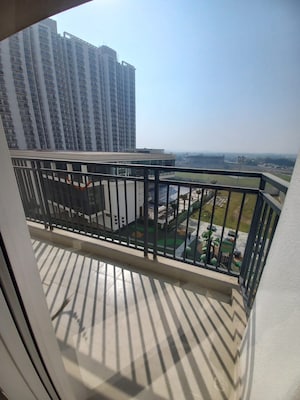 Balcony in 3 BHK Apartment at Eldeco Live By The Greens, Sector 150 – for Rent