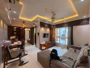 Living Room in 2 BHK Apartment at One Hiranandani Park Hampton, Ghodbunder Road – for Rent