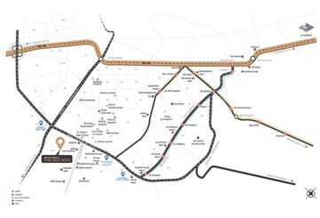 3 BHK Apartment – Map Location View at Smart World The Edition, Sector 66 - for Sale