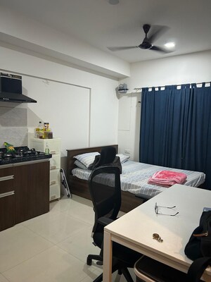 Master Bedroom in Studio Apartment at Gera World of Joy, Kharadi – for Rent