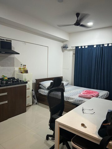 Master Bedroom in Studio Apartment at Gera World of Joy, Kharadi – for Rent