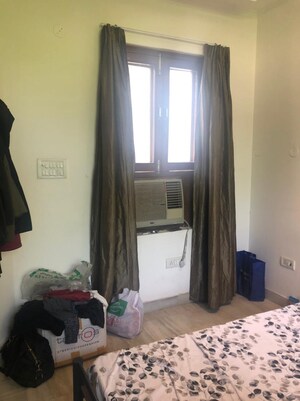 Bedroom in 3 BHK Builder Floor at Pragya Kunj  Apartments, Greater Kailash I – for Rent