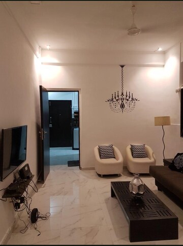 Living Room in 1 BHK Apartment at Vishamber Niwas CHS, Khar West – for Rent