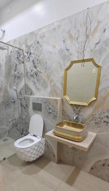 Bathroom in 3 BHK Apartment at Indiabulls Sky Forest, Lower Parel – for Rent