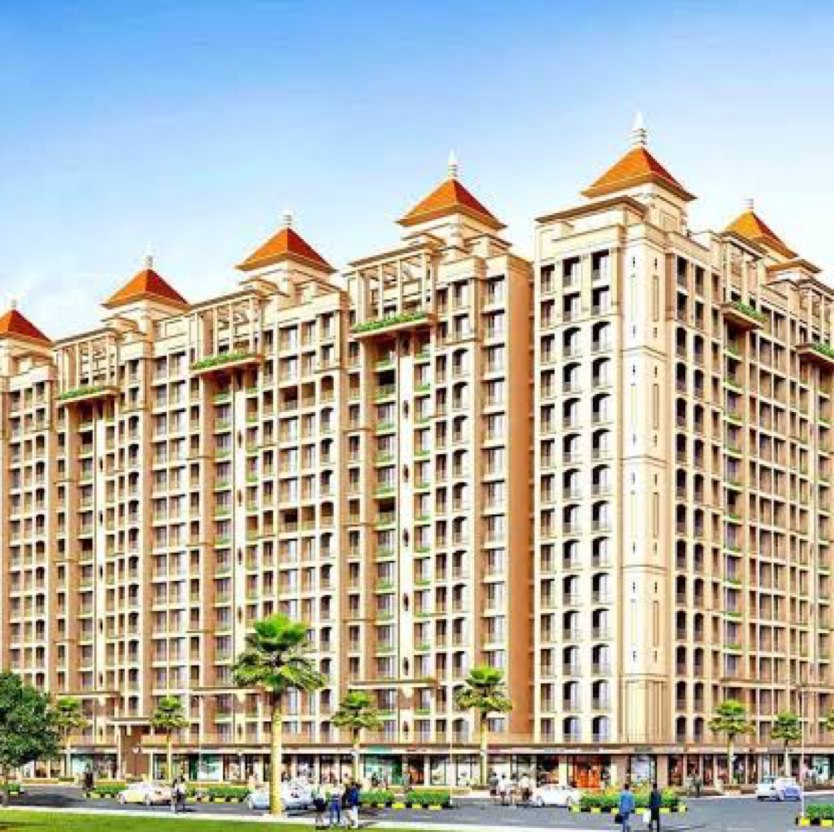 1 BHK 450 Sq.Ft. Apartment in Agarwal Paramount