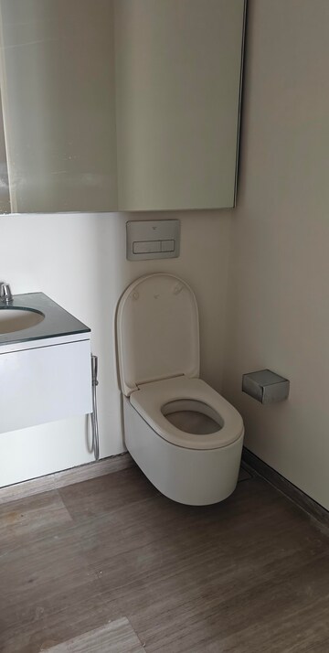 Bathroom in 3 BHK Apartment at Lodha World Crest, Worli – for Rent