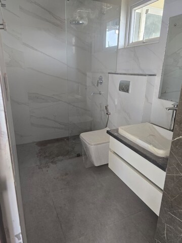 Bathroom in 3 BHK Apartment at Maya Green Lotus Utsav, International Airport Road – for Sale
