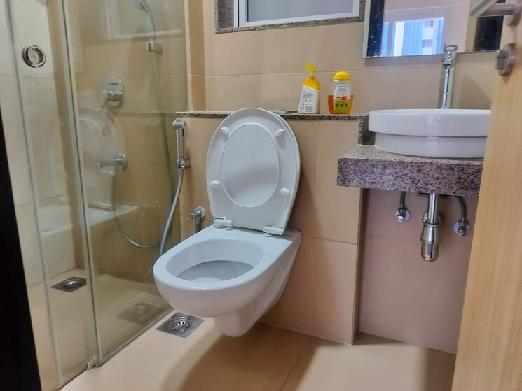 Bathroom, lnt-veridian 1 Bedroom 550 Sq.Ft. Apartment In Powai Mumbai 9591519