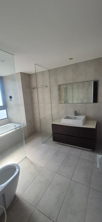 Bathroom in 4 BHK Apartment at Panchshil One North, Magarpatta City – for Sale