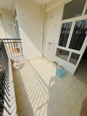 Balcony in 2 BHK Apartment at Uninav Heights Phase I, Raj Nagar Extension – for Rent