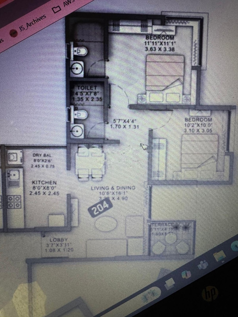 undefined, vtp-hilife 2 Bedroom 724 Sq.Ft. Apartment In Wakad Pune 9591717